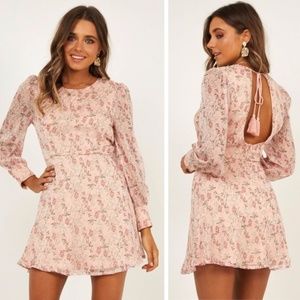 NEW Showpo Picnic Days Dress Blush Floral 2